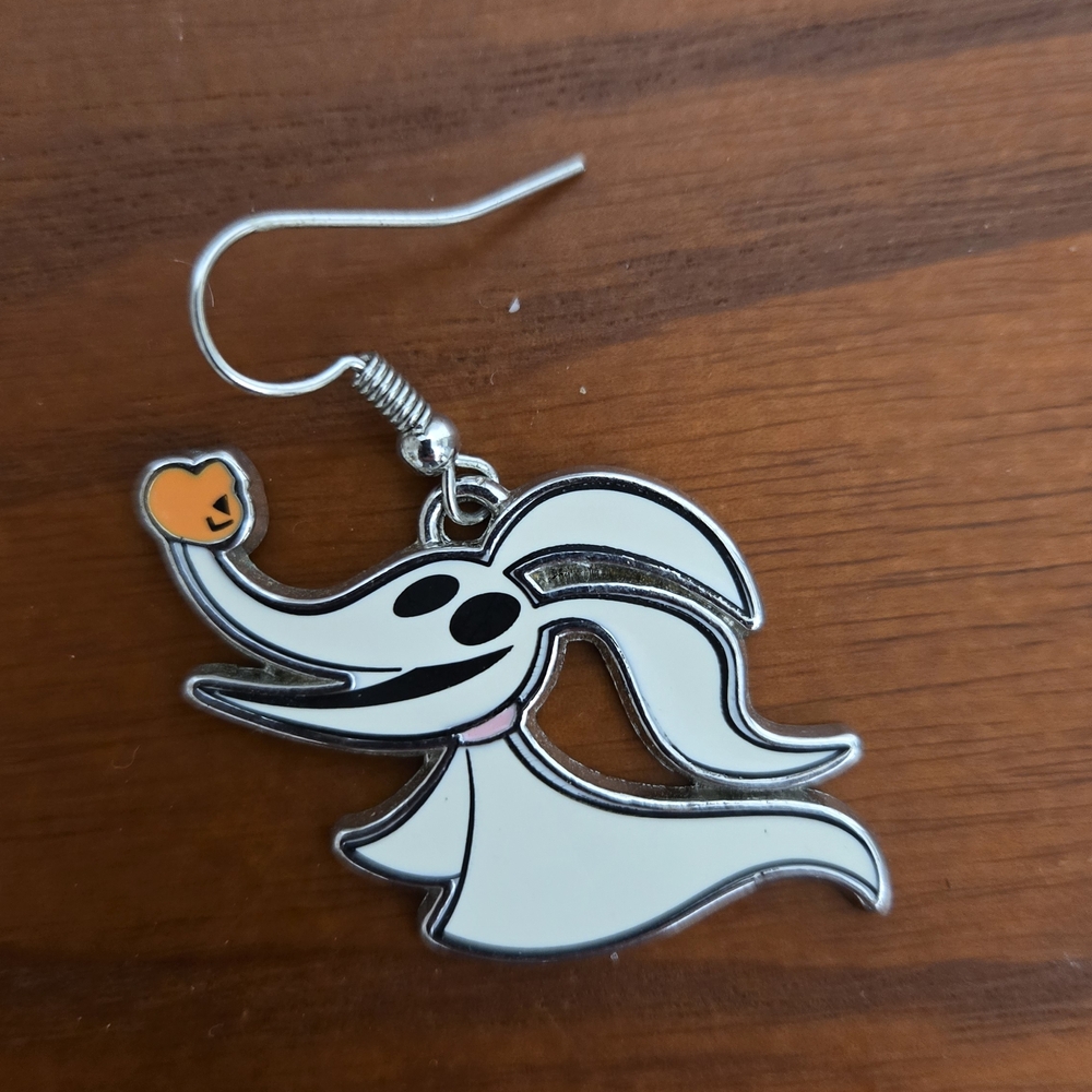 Nightmare Before Christmas, Zero Ghost Dog Earrings